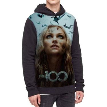 Imagem de Moletom Com Capuz The 100 Ref:507 - smoke, Preto, M