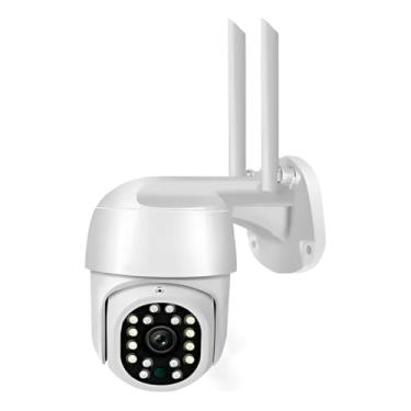 Imagem de Câmera de Segurança IP WiFi Externa, 5MP FHD 1080p, Visão Noturna Colorida, IP66 à Prova D'água, Rotação 360°, Detecção de Movimento, Áudio Bidirecional, com Cartão SD 128GB