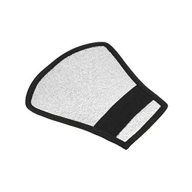 Imagem de Refletor difusor de flash, refletor de bounce flexível de dois lados com alça elástica para lanterna, fotografia e câmera, luz de velocidade, branco prateado