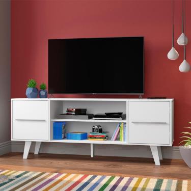 Imagem de Rack para TV até 55" Copenhagen Branco Madesa