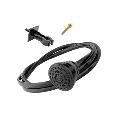 Imagem de Chuveirinho Quick Fame Com Suporte E Mangueira De 2 Metros Black Preto