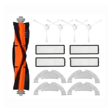 Imagem de Compatible With Dreame D10 Plus RLS3D Compatible With Xiaomi D10 Plus Robot Vacuum Cleaner Main Brush Side Brush Hepa Filter Mop Pad Dust Bag Spare Parts(Chocolate)