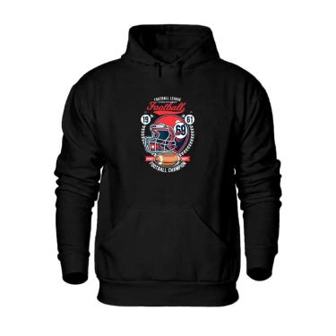 Imagem de Moletom Plus Size Tamanho Grande Canguru Capuz Estampado Basico Cordao Ajustavel