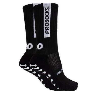Imagem de Meia Unissex Prosocks Ultragrip Grêmio Preto, Preto, M