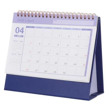Imagem de DIYEAH Calendário de Mesa de 2026 Com, Pequeno Planejador Mensal para Uso No Escritório E Na (azul Escuro)