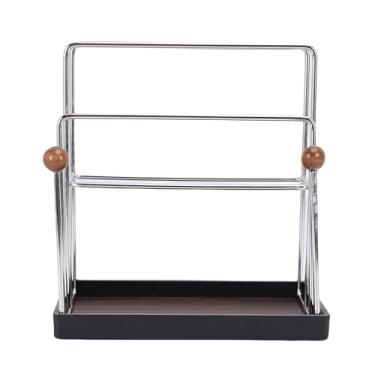 Imagem de AYNEFY Organizador de Tábua de Corte Suporte para Placa de Corte Suporte Multifuncional para Bancada de Cozinha para Cortadores Tesouras Descascadores e Utensílios Design que Economiza Espaço Com