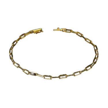 Imagem de Pulseira Tijolinho De Quina 3mm Moeda Antiga