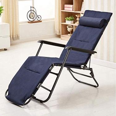 Imagem de Espreguiçadeira de jardim, cadeira dobrável, dobrável, sofá de praia preguiçoso, cama de solteiro, sem interferência de ruído, cadeira reclinável portátil para casa, jardim, pátio, gravidade, cadeira