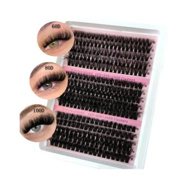 Imagem de Cílios Postiços 5D Fluffy Espessos E Leves 60D-200D 15 Fileiras 10-20m