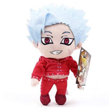 Imagem de Meliodas de desenho animado de bonecas de pelúcia de Os Sete Pecados Capitais