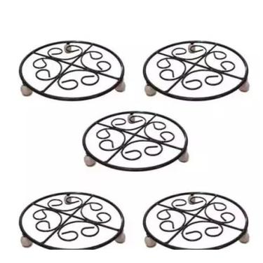 Imagem de Kit 5 Descansos de Panela Artesanal Em Ferro Super Resistente de 20 cm