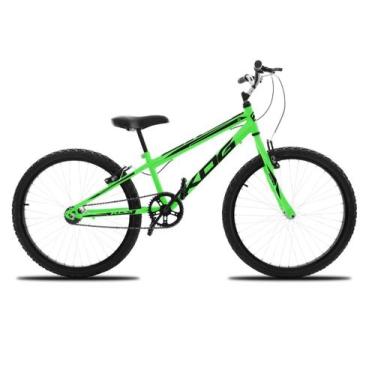 Imagem de Bicicleta Infantil Masculina Aro 24 KOG Alumínio Rebaixada, Verde, Pre