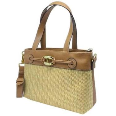 Imagem de Bolsa Feminina De Ombro Moderna Palha Elegante Vizzano-Feminino