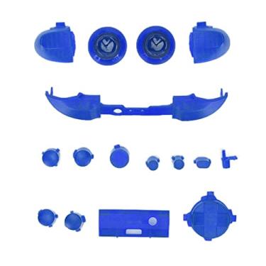 Imagem de RiToEasysports Kits Completos de Mod de Botões, Design Premium, Cores Vibrantes para Controle Series X S, Botões de Controle de Jogo (Azul claro)
