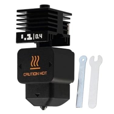 Imagem de Hilitand Kit de Extremidade Quente Com Bico de Aço Endurecido, Substituição para Impressoras H2D e A1 Mini 3D, Com Bico de 0,4 Mm para Filamento de Madeira PLA ABS PETG TPU de 1,75 Mm (0,4 mm)