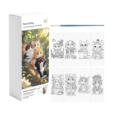 Imagem de Livro de Pintura com Agua,Kit Com Bloco De Rabiscos,Livro de Atividades de Aguarela Tematico de Animais - para Adultos Estudantes Jovens Lar Viagem Escola Sala de Brincar