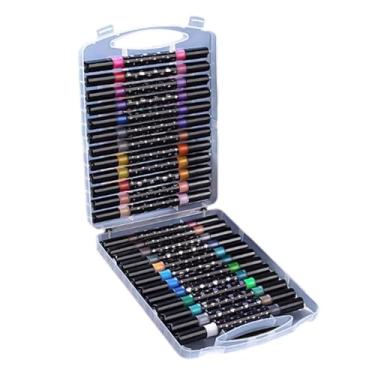 Imagem de Sclmgo Canetas com Glitter, Canetas para Colorir, Materiais de Arte para Colorir, Marcadores Artísticos, Marcadores de Tinta, para Páscoa, Aniversário, Escol, 24 Varetas