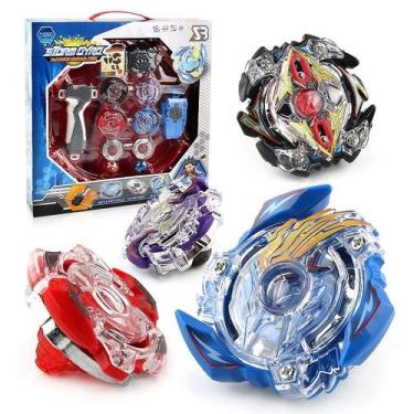 Imagem de Beyblade Arena Storm Gyro + 4 BeyBlade + 2 Lançadores - TDENVIO ALEATÓ