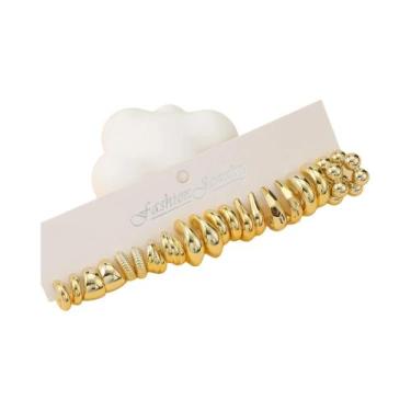 Imagem de Conjunto De Brincos De Stud Em Forma De Gota D'Água Dourada Para Mulhe