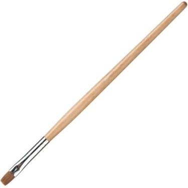 Imagem de Pincel Profissional para Unhas em Gel Número 8, Cabo em Madeira, para Manicure e Nail Art