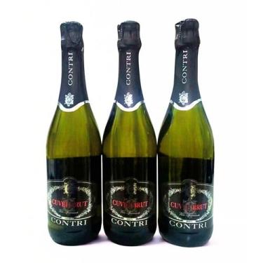 Imagem de Kit 3 Espumantes Italianos Luciano Contri Cuvée Brut 750ml
