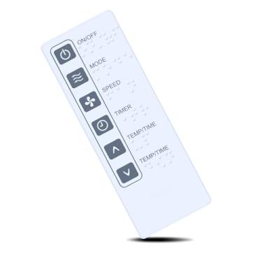 Imagem de ZWP Controle remoto de substituição 0010401358A para ar condicionado Haier ESA410J-E ESA410J-L ESA410J-T ESA410K ESA410K-E ESA408K-E ESA408K-L ESA408K-T ESA408M ESA408M-L ESA408M-L ESA4088K-L M-T ESA4