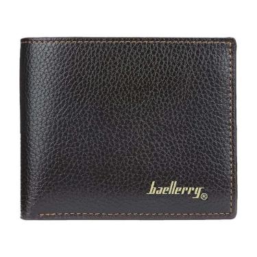 Imagem de Carteira Masculina Porta Documentos Marrom Pu Cartão Cnh