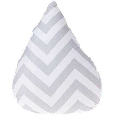 Imagem de Biramar Baby Almofada Gotinha Chevron Cinza