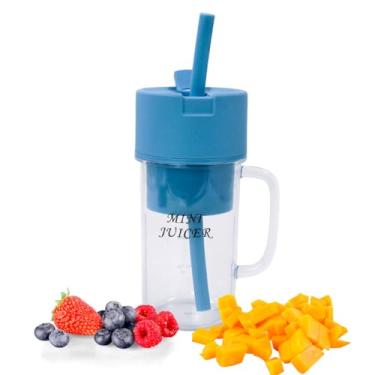 Imagem de Mini Liquidificador Portátil Shake Suco Juice Cup Caneca Cabo USB