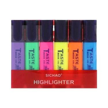 Imagem de Conjunto De Marcadores Pastel Sortidos 4 6 8 Peças Canetas Marcadoras 