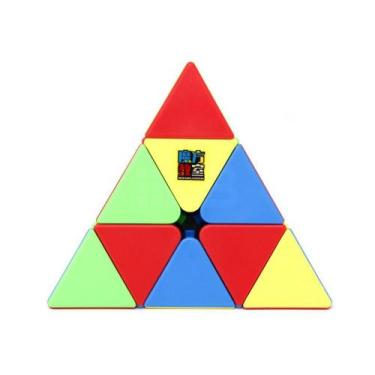 Imagem de Cubo Mágico Profissional 3x3 Pirâmide Pyraminx Stickerless Moyu Meilon