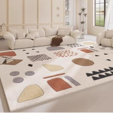 Imagem de Tapetes de estilo para quarto, sala de estar, tamanho grande, decoração de pelúcia, grosso, lavável, tapete de estudo, tapete macio e fofo (80 x 120 cm (31 x 46 pol.) / jds-250723000301)
