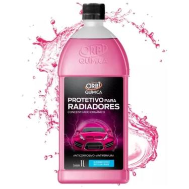 Imagem de Aditivo Radiador Rosa Concentrado Anticorrosivo Orgânico Orbi Química 1L