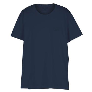 Imagem de Camiseta Ellus Cotton Fine Co Classic Masculina Azul Marinho-Masculino