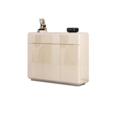 Imagem de Armário de sapatos independente porta doméstica moderna simples sala de estar grande capacidade armazenamento entrada entrada fazenda (médio)