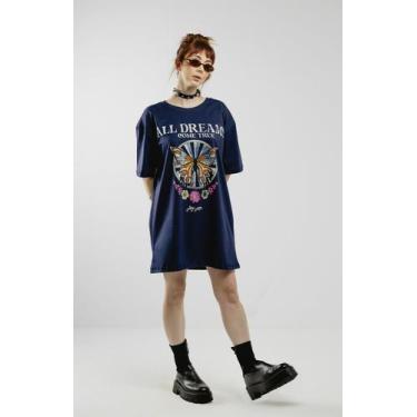 Imagem de Vestido oversized all dreams come true azul - jayjam rockwear, G4