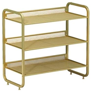 Imagem de Prateleira de sapato, organizador de sapatos, sapateira, multicamadas, arte de ferro, sapateira, nórdico, minimalista, sapateira, organizador de sapatos, prateleira, quarto, armazenamento, sapato