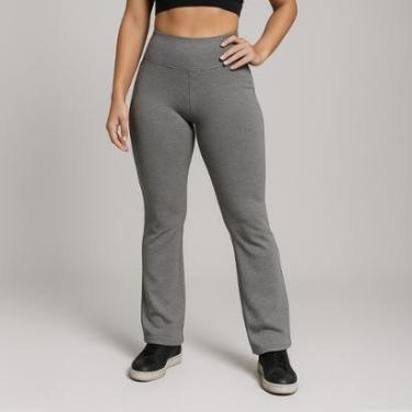 Imagem de Calça Feminina Legging Flare Bailarina Boca de Sino Cintura Alta-Feminino