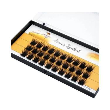 Imagem de Cílios Postiços Individuais 3D De Visom Russo 40D 30D Naturais Feitos 