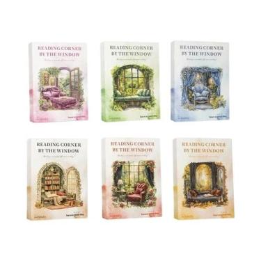 Imagem de Pacote De Adesivos PET Maple Rhythm Retro Light Window View 10 Peças 1