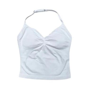 Imagem de Conjunto De Yoga Feminino De Verão 2 Peças: Top Regata Sem Costura Com