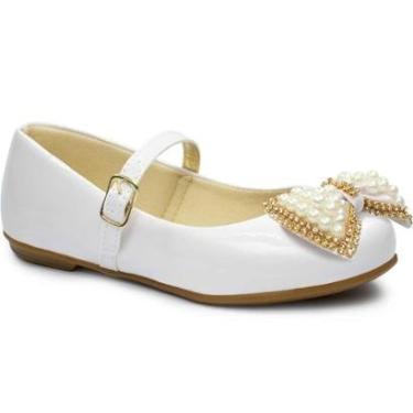 Imagem de Sapatilha Bebe Infantil Menina Feminina Barata Dourada 02.09J-Feminino