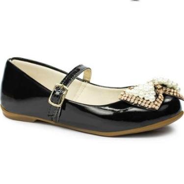 Imagem de Sapatilha Bebe Infantil Menina Feminina Barata Dourada 02.09J-Feminino