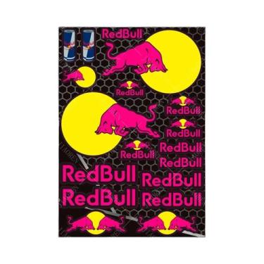 Imagem de Kit de decalques de tanque de adesivos de touro vermelho a laser de Ha