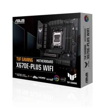 Imagem de Placa-Mãe Asus TUF Gaming X670E-PLUS, AMD AM5, ATX, DDR5, Wi-Fi, HDMI, M.2, USB 3.2 - 90MB1BK0-M0EAY0