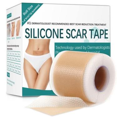 Imagem de Folhas de cicatrizes de silicone Pumkot Fita de cicatriz de silicone 4