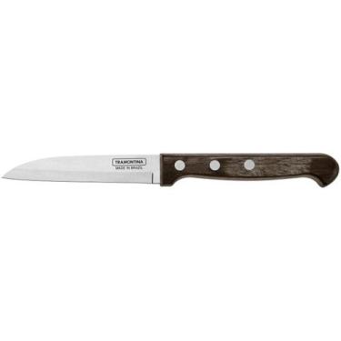 Imagem de Faca para Legumes e Frutas Tramontina Polywood com Lâmina em Aço Inox 