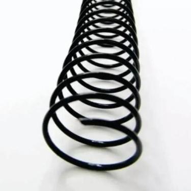 Imagem de Espiral Para Encadernação Metal Preto A4 14mm 85fls 05un - Cassmar