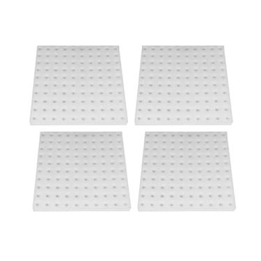 Imagem de Baoblaze Plantas de esponja hidropônica Culture os pods Substituição (4 folhas) Flores de hortelas de legumes esponjas de mudas quadradas iniciantes de mudas