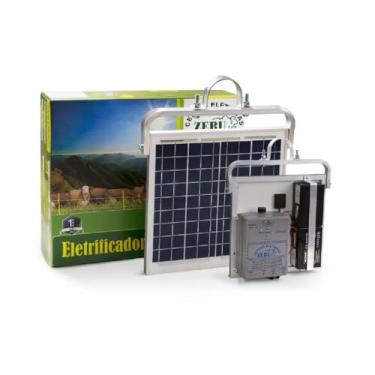 Imagem de Eletrificador De Cerca Elétrica Rural Solar Zebu Com Bateria Integrada